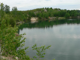 Вот оно, Асбест-Камень озеро.