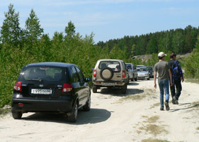 Автомобили отдыхающих