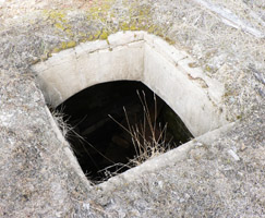 Вид отверстия сверху